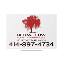 Load image into Gallery viewer, Red Willow Carpentry - Lawn Sign