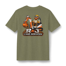 Load image into Gallery viewer, R&J Land Services Construction T-Shirt