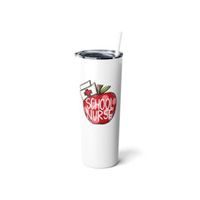 Load image into Gallery viewer, School Nurse ISD622 2.0 - Skinny Tumbler with Straw, 20oz