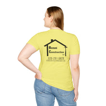 Load image into Gallery viewer, Benni Construction - Woman's Softstyle T-Shirt
