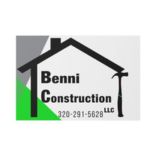 Load image into Gallery viewer, Benni Construction - Lawn Sign