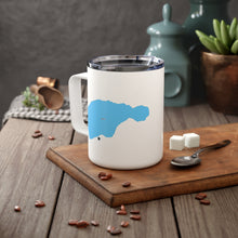 Load image into Gallery viewer, Brown Lake, Aitkin, MN - Insulated Coffee Mug, 10oz