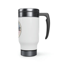 Load image into Gallery viewer, Curling Steel Travel Mug with Handle, 14oz
