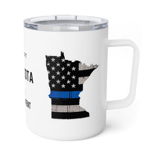 Load image into Gallery viewer, Thin Blue Line - Minnesota - Insulated Coffee Mug, 10oz