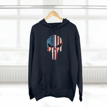Load image into Gallery viewer, American Flag Punisher Skull - USA Hoodie