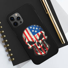 Load image into Gallery viewer, American Flag Skull - USA Phone Case
