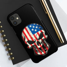 Load image into Gallery viewer, American Flag Skull - USA Phone Case