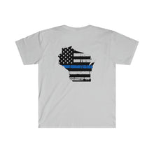 Load image into Gallery viewer, Thin Blue Line - Wisconsin - T-Shirt