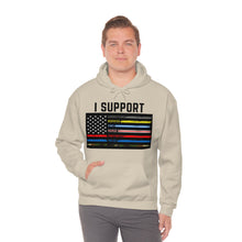 Load image into Gallery viewer, First Responders Flag - Hooded Sweatshirt