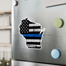 Load image into Gallery viewer, Thin Blue Line - Wisconsin - Vinyl Decals