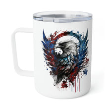 Load image into Gallery viewer, American Flag Eagle - Insulated Coffee Mug, 10oz