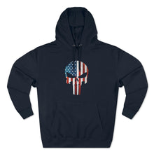 Load image into Gallery viewer, American Flag Punisher Skull - USA Hoodie