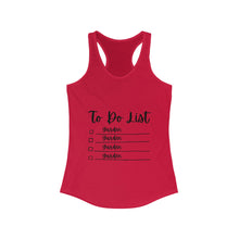 Load image into Gallery viewer, To Do List - Women's Racerback Tank