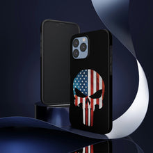 Load image into Gallery viewer, American Flag Punisher Skull - USA Phone Case