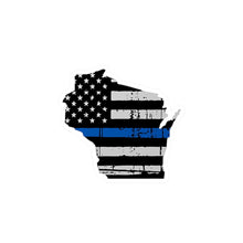 Load image into Gallery viewer, Thin Blue Line - Wisconsin - Vinyl Decals