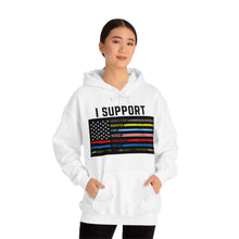 Load image into Gallery viewer, First Responders Flag - Hooded Sweatshirt