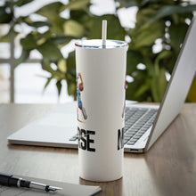Load image into Gallery viewer, Megan The Nike Nurse - Steel Tumbler with Straw, 20oz