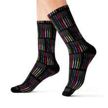Load image into Gallery viewer, First Responder Flag - Socks