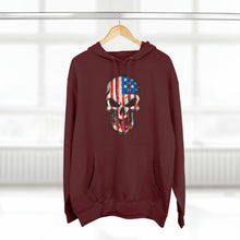 Load image into Gallery viewer, American Flag Skull - USA Hoodie