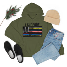 Load image into Gallery viewer, First Responders Flag - Hooded Sweatshirt