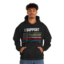 Load image into Gallery viewer, First Responders Flag - Hooded Sweatshirt