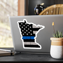 Load image into Gallery viewer, Thin Blue Line - Minnesota - Vinyl Decals