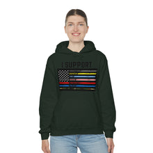 Load image into Gallery viewer, First Responders Flag - Hooded Sweatshirt