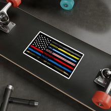 Load image into Gallery viewer, First Responders Flag - Vinyl Decals