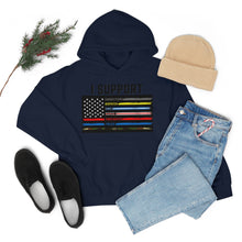 Load image into Gallery viewer, First Responders Flag - Hooded Sweatshirt