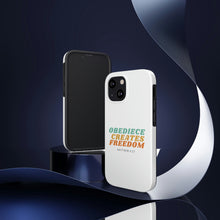 Load image into Gallery viewer, Obedience Creates Freedom - Christian Phone Case