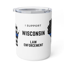 Load image into Gallery viewer, Thin Blue Line - Wisconsin - Insulated Coffee Mug, 10oz
