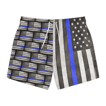 Load image into Gallery viewer, Thin Blue Line - Swim Trunks