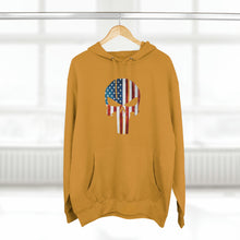 Load image into Gallery viewer, American Flag Punisher Skull - USA Hoodie