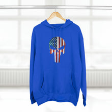 Load image into Gallery viewer, American Flag Punisher Skull - USA Hoodie