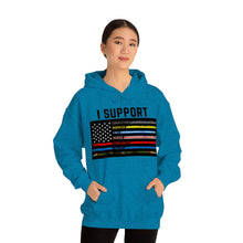 Load image into Gallery viewer, First Responders Flag - Hooded Sweatshirt