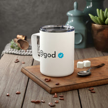 Load image into Gallery viewer, Verified @god - Christian Insulated Coffee Mug, 10oz