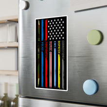 Load image into Gallery viewer, First Responders Flag - Vinyl Decals