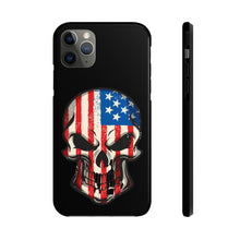 Load image into Gallery viewer, American Flag Skull - USA Phone Case
