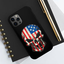 Load image into Gallery viewer, American Flag Skull - USA Phone Case