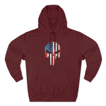 Load image into Gallery viewer, American Flag Punisher Skull - USA Hoodie