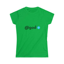 Load image into Gallery viewer, Verified @god - Women's Softstyle Tee