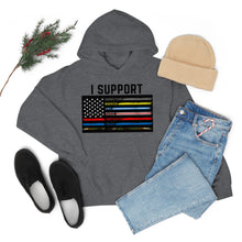 Load image into Gallery viewer, First Responders Flag - Hooded Sweatshirt