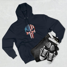 Load image into Gallery viewer, American Flag Punisher Skull - USA Hoodie