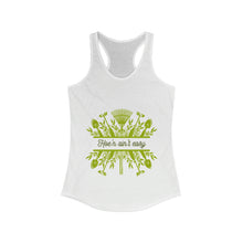 Load image into Gallery viewer, "Hoe'n ain't easy" Women's Racerback Tank