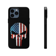 Load image into Gallery viewer, American Flag Punisher Skull - USA Phone Case