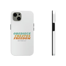 Load image into Gallery viewer, Obedience Creates Freedom - Christian Phone Case
