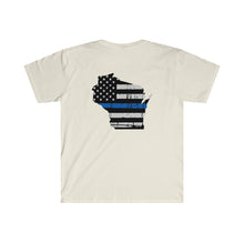 Load image into Gallery viewer, Thin Blue Line - Wisconsin - T-Shirt