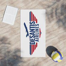 Load image into Gallery viewer, Desantis Airlines Beach Towels