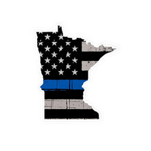 Load image into Gallery viewer, Thin Blue Line - Minnesota - Vinyl Decals