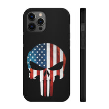 Load image into Gallery viewer, American Flag Punisher Skull - USA Phone Case
